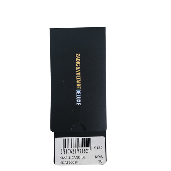 Zadig & Voltaire Black Bag Candide Small Hand Bag Shoulder Bag Skull Studs - Picture 15 of 16